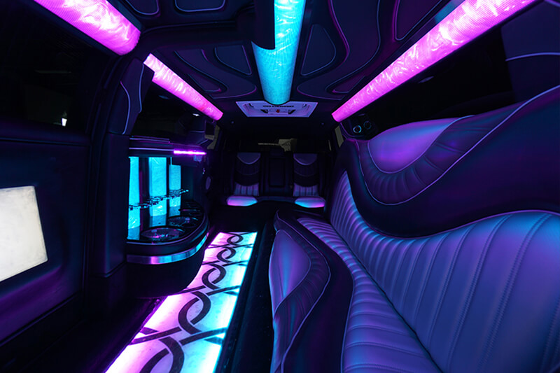 party bus interiors