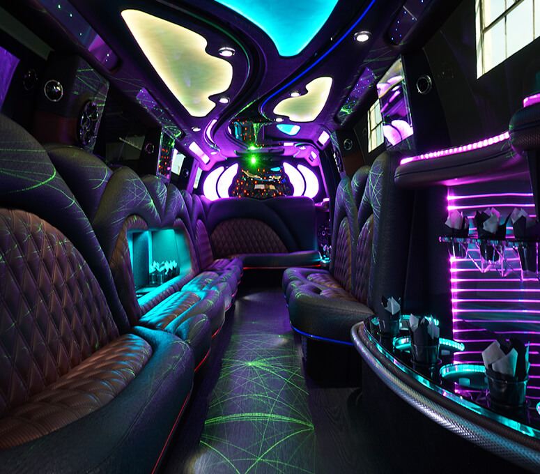 party bus interiors