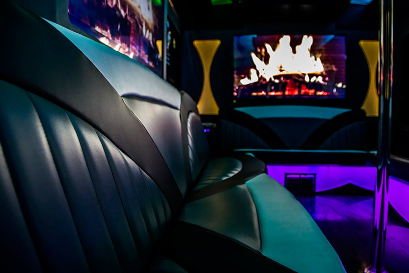 party bus interior