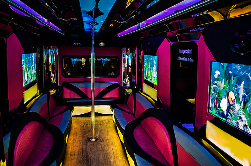 party bus interiors