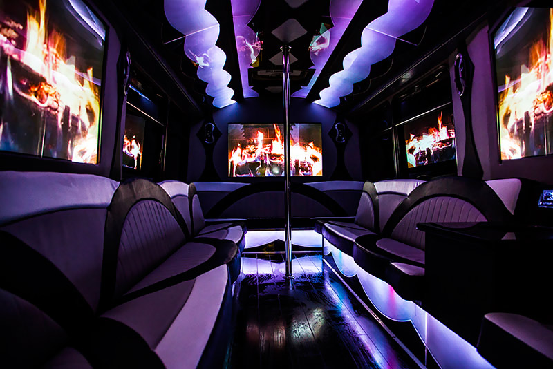 modern party buses