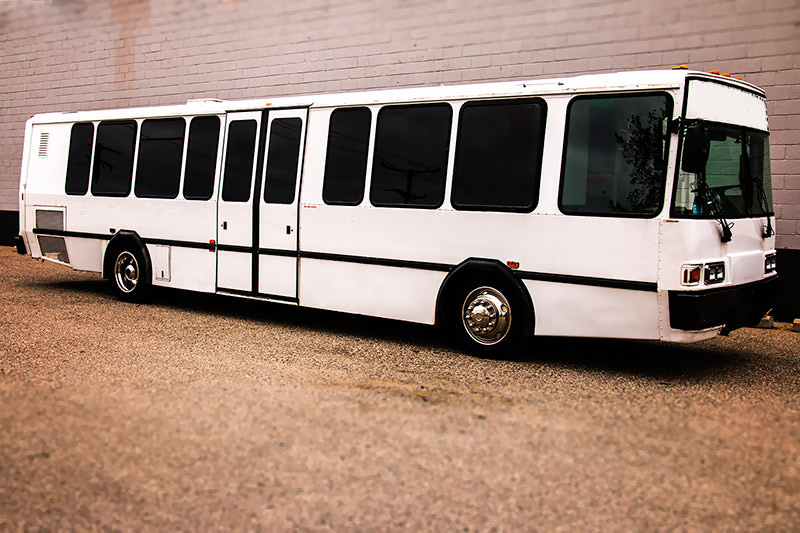 white party bus